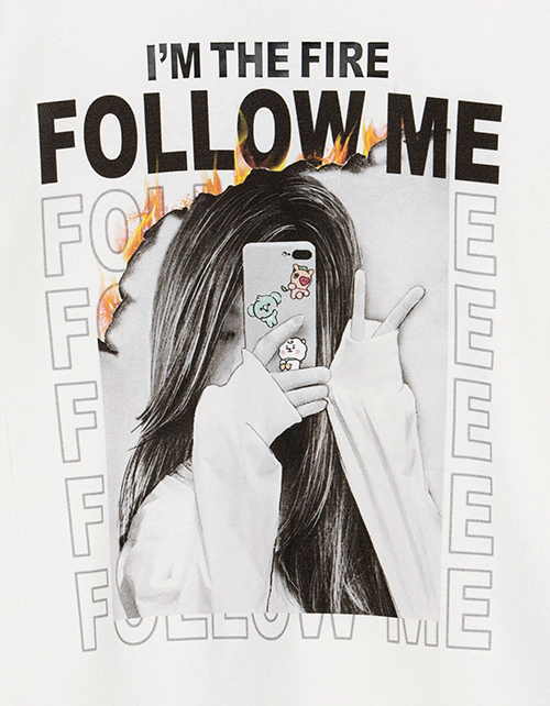 Молочная футболка для девочки