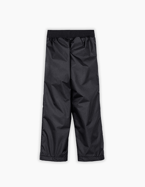 Чёрные брюки на флисе для мальчика