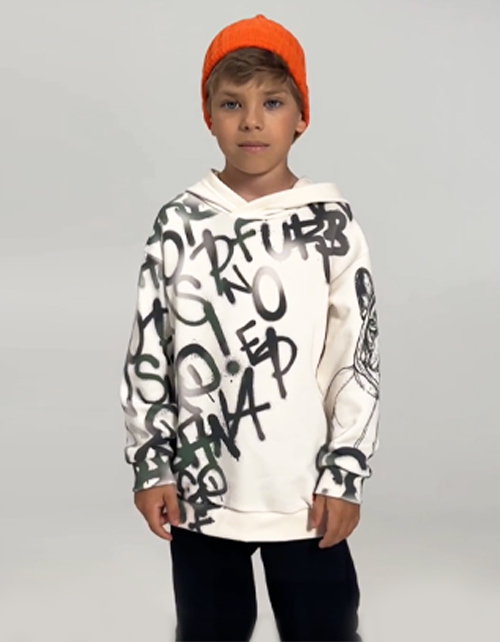 Дизайнерское худи для мальчика