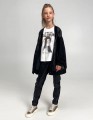 Молочная футболка для девочки