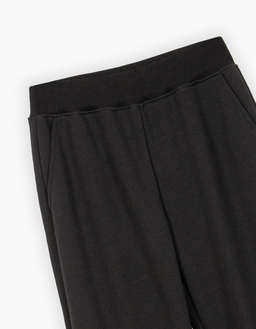 Чёрные брюки-джоггеры для девочки