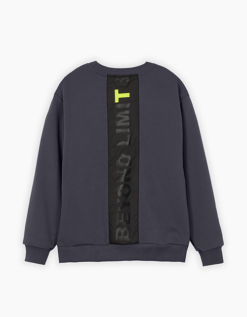 Свитшот графитового оттенка для мальчика