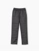 Утепленные графитовые брюки для девочки