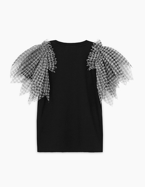 Блузка чёрная нарядная для девочки