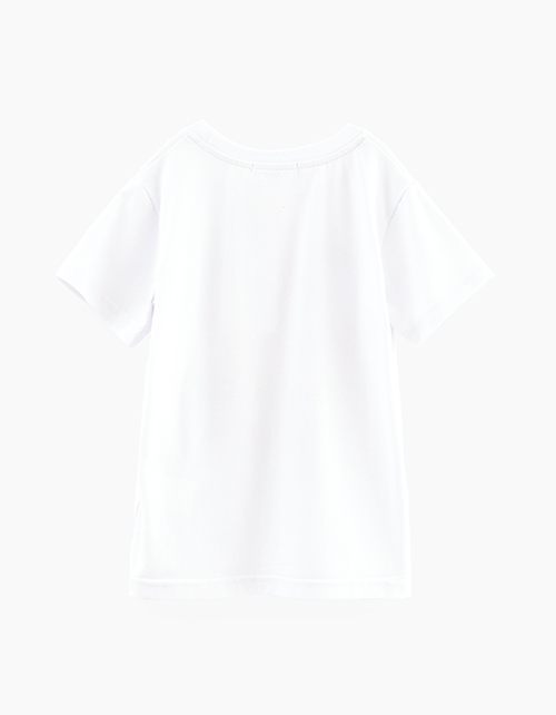 Белая футболка для мальчика