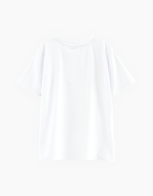 Дизайнерская белая футболка для мальчика