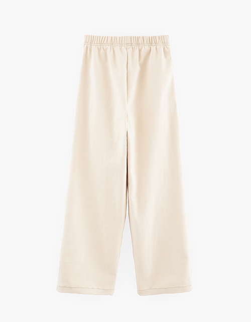 Светло-бежевые брюки для девочки