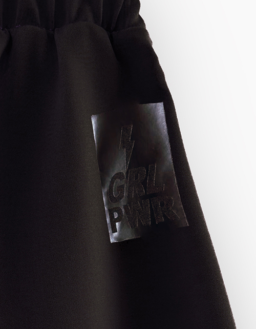 Чёрная юбка-шорты для девочки