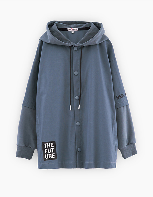 Жакет-рубашка с капюшоном для мальчика