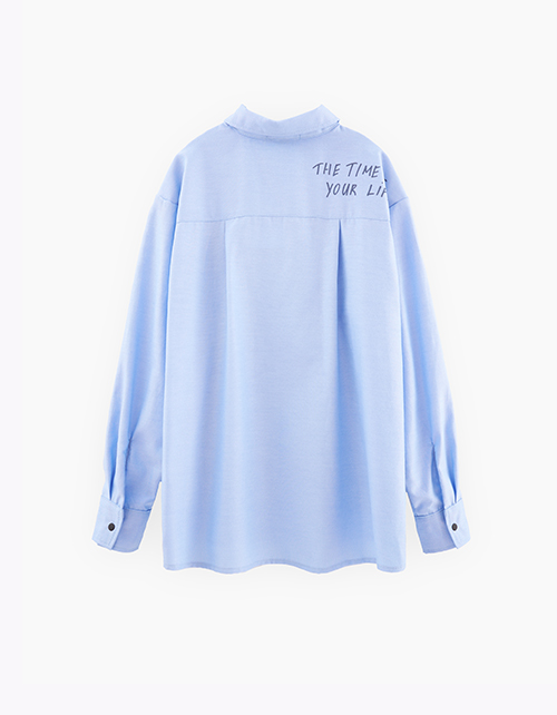 Светло-голубая рубашка для мальчика