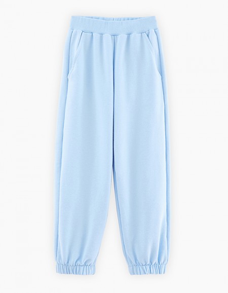 Голубые брюки для девочки Голубые брюки для девочки