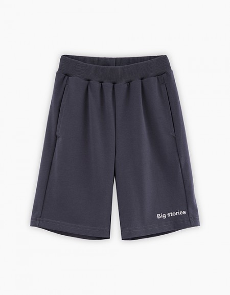 Шорты в оттенке графит для мальчика Шорты в оттенке графит для мальчика