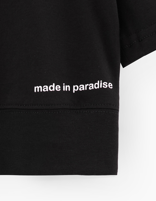 Чёрный кроп-топ для девочки