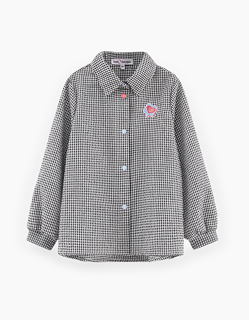 Рубашка в клетку для девочки