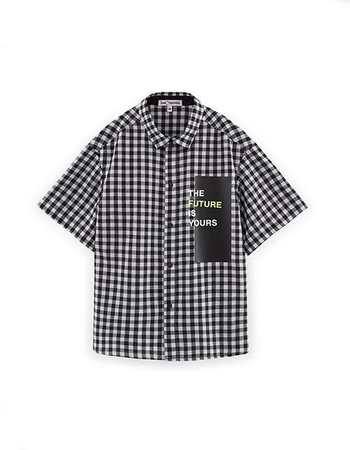 Рубашка в клетку для мальчика