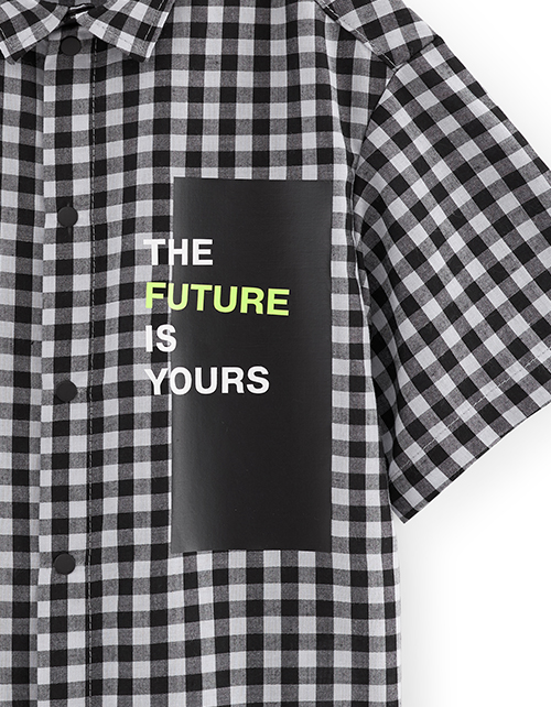 Рубашка в клетку для мальчика