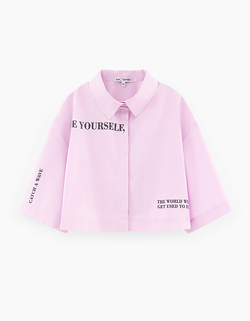 Кроп-рубашка для девочки