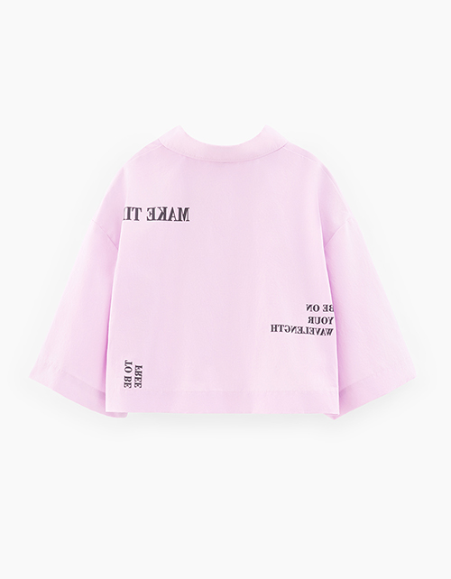 Кроп-рубашка для девочки