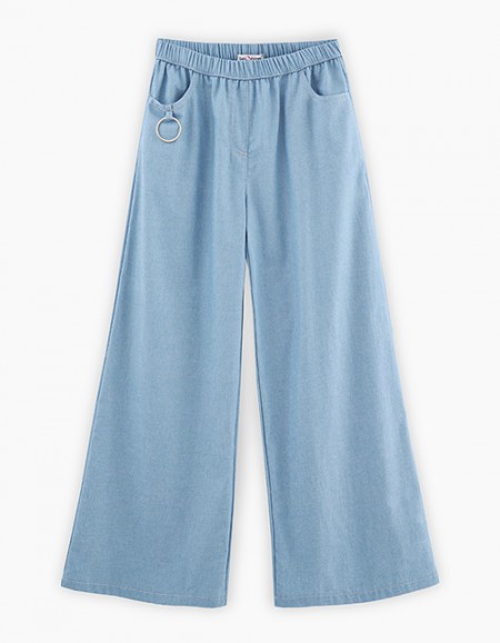 Джинсовые брюки для девочки