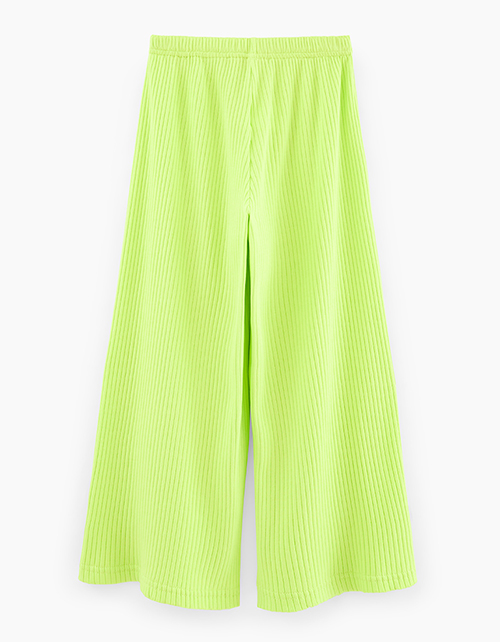 Брюки сочного оттенка киберлайм для девочки