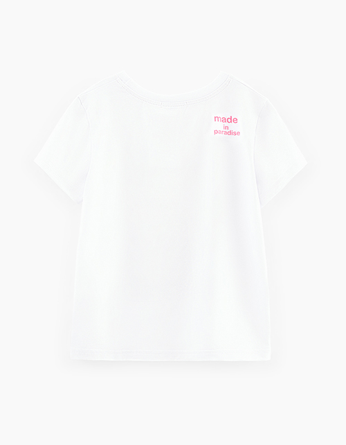 Белая футболка для девочки