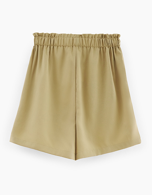 Светло-бежевые шорты для девочки