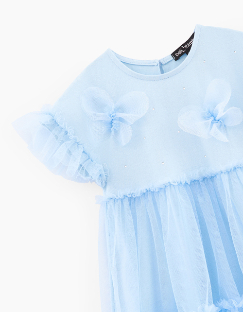 Голубое платье для девочки