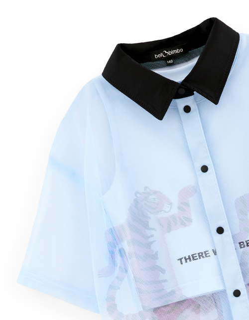 Стильная рубашка для девочки