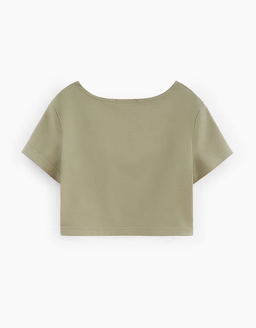 Стильный кроп-топ для девочки