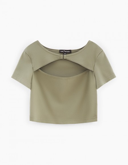 Стильный кроп-топ для девочки