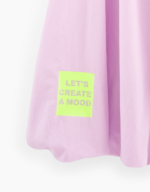 Платье-баллон оттенка цифровая лаванда