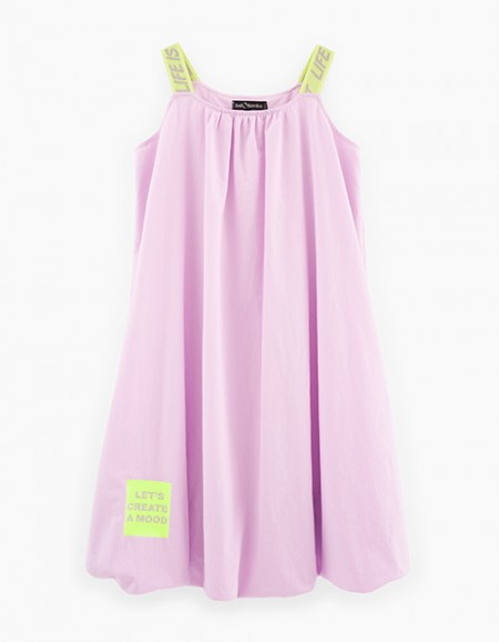Платье-баллон оттенка цифровая лаванда