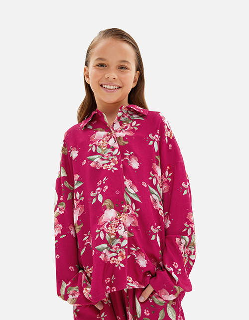 Стильная рубашка для девочки
