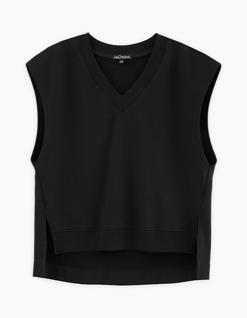 Чёрный жилет для девочки Чёрный жилет для девочки