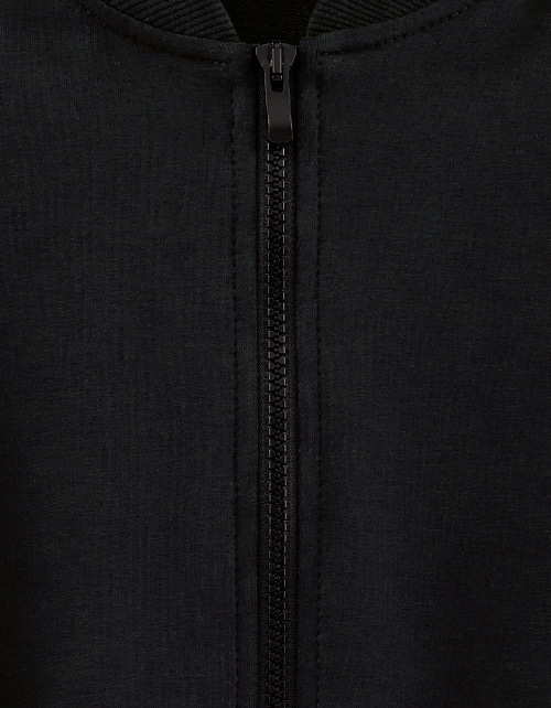 Чёрный жакет-бомбер для мальчика