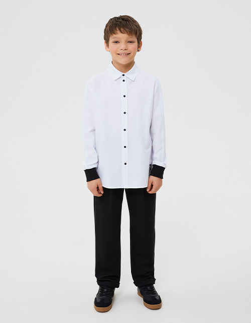 Белая рубашка для мальчика