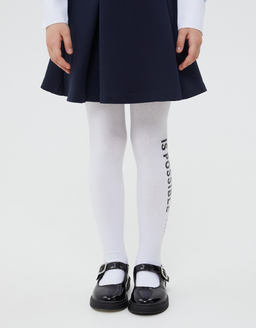 Белые колготки для девочки Белые колготки для девочки