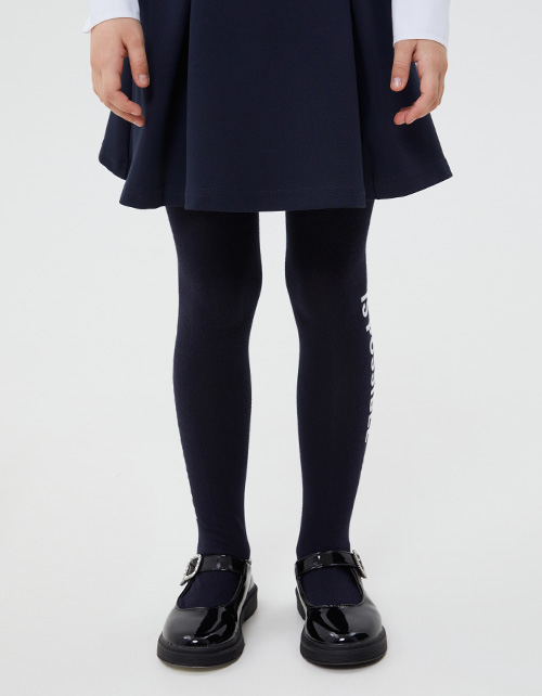 Тёмно-синие колготки для девочки Тёмно-синие колготки для девочки