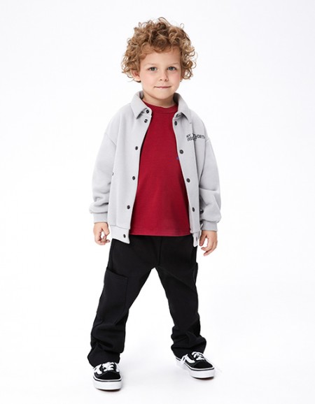 Чёрные брюки комби для мальчика