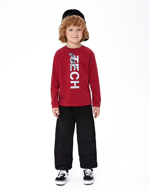 Дизайнерский лонгслив для мальчика