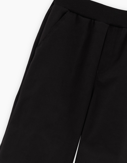 Чёрные брюки комби для мальчика