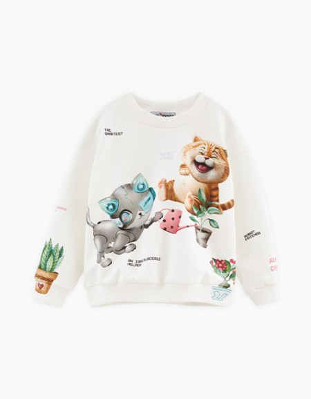 Дизайнерский свитшот для девочки Дизайнерский свитшот для девочки