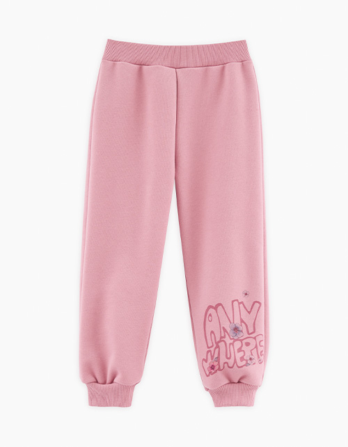 Розовые брюки для девочки