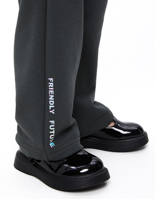 Брюки футер для девочки