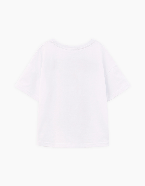 Белая футболка для девочки