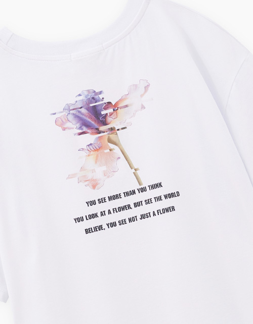 Белая футболка для девочки