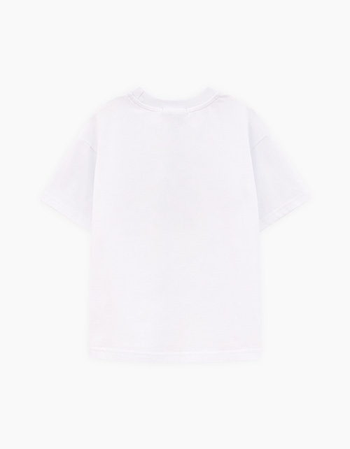 Белая футболка для мальчика