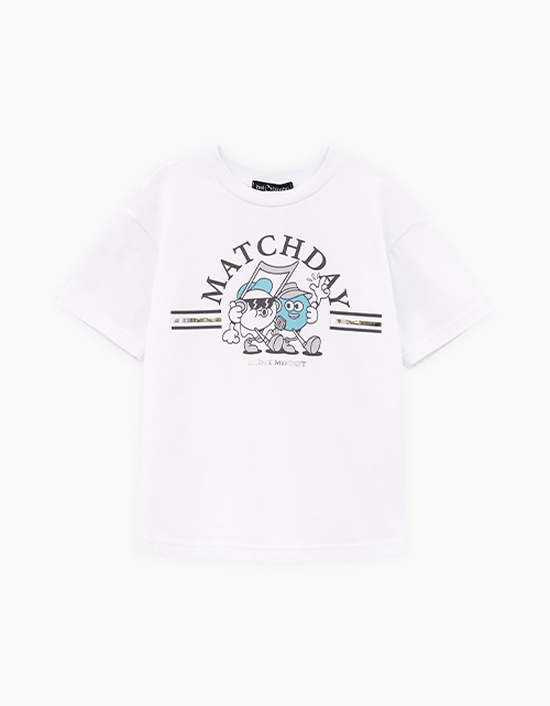 Белая футболка для мальчика