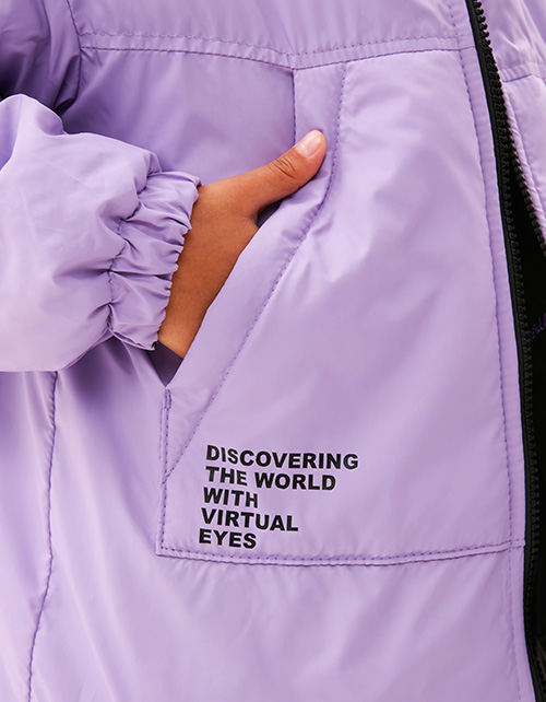 Куртка двухсторонняя для девочки