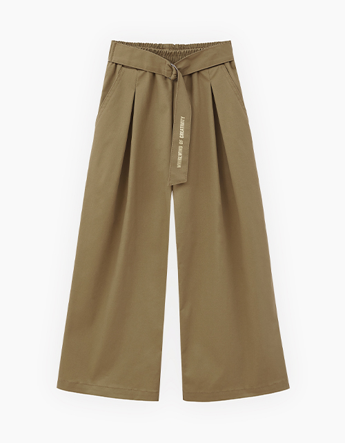 Широкие брюки для девочки